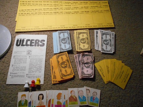 Ulcers Board Game by Waddingtons House of Games 1969 - Picture 2 of 3