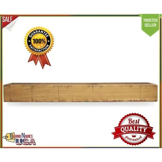 Dogberry Collections Modern Farmhouse Mantel Shelf, 72, Aged Oak | eBay