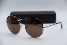 NEW WOOW SUPER CRUSH 2 COL TM01 BLACK ROSE GOLD TORT SUNGLASSES W/CASE 55-19