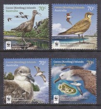2015 Cocos Island Stamps - Visiting Birds - MNH set of 4
