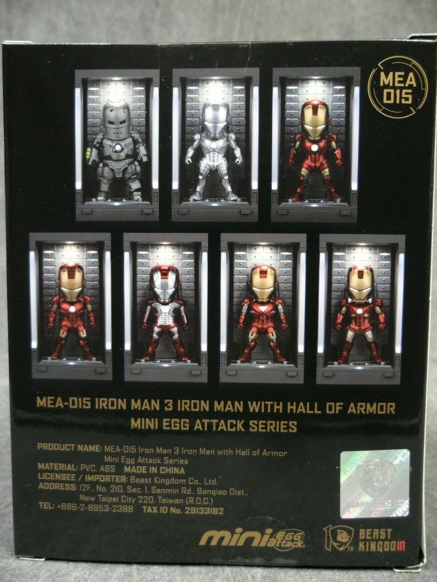 アイアンマン　MARK Ⅲ MINI EGG ATTACK SERIES Beast-Kingdom USA | Iron Man 3 /Iron Man Mark I with Hall of