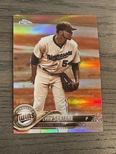 2018 Topps Chrome Sepia Refractor #153 Ervin Santana Twins