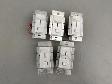  Lutron Skylark Lighting Dimmer Switch SCL-153P 150W.(Lot Of 5 Pcs,White) .#L03