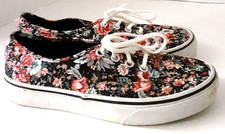 Vans Skateboard Flower Canvas Casual Tennis Shoes Unisex US Womens 5.5 US Mens 4