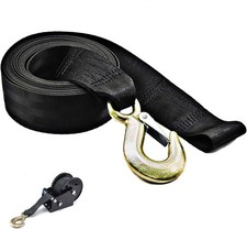 Winch Strap 2 Inch X 20 Ft Heavy Duty Boat Trailer Tow Strap With Hook 4000lb Winch Strap 2 Inch X 20 Ft Heavy Duty Boat Trailer Tow Strap With Hook 4000lb