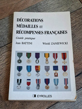 Document " Décorations médailles récompenses Françaises ".