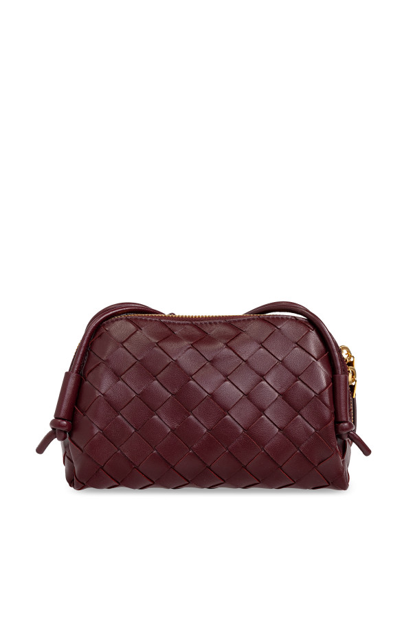Bottega Veneta - Women - Leather shoulder bag - Burgundy thumbnail 3