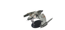 Star Trek Klingon D4 Bird-of-Prey Display Model With Stand Boxed Into Darkness