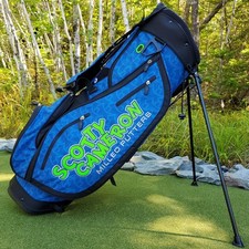 SCOTTY CAMERON 2018 CIRCLE T M G BLUE  LIME DOG WAVE STAND BAG