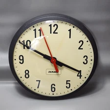 Dukane Secondary Wall Clock 24 VAC 14" Black 24SS12RFAGC