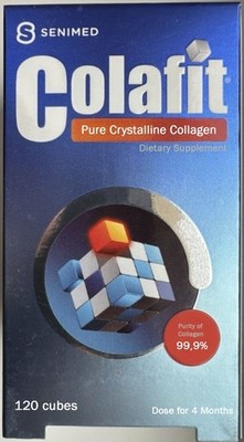 Colafit Pure Collagen 99,9% - 120 weiße Kristallwürfel (keine Tabletten)