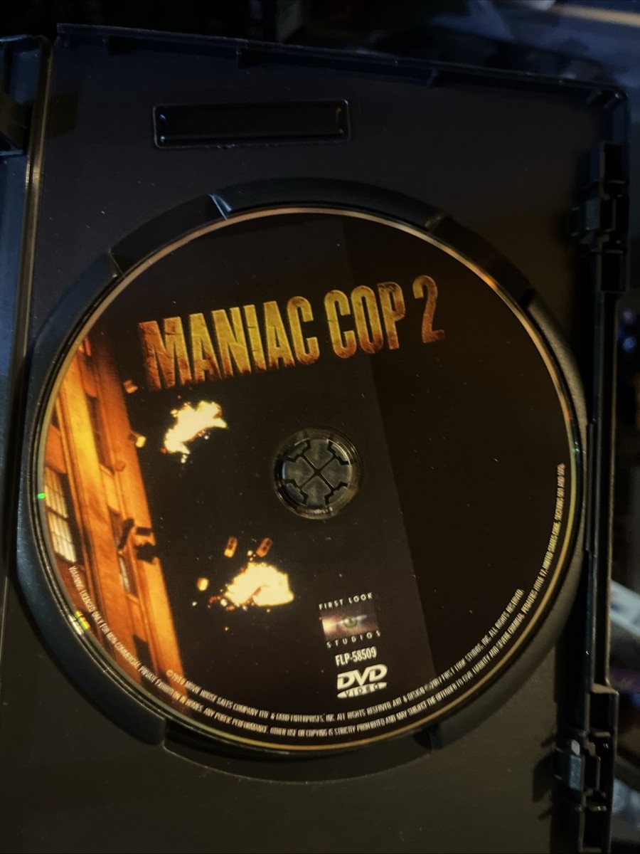 Maniac Cop 2 Bruce Campbell, Robert Davi Horror 1990 Cult Film