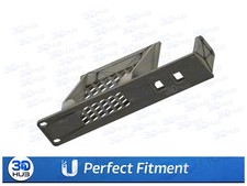 UniFi Express 19 Inch Rack Mount Bracket With Keystone Cutout - Black