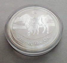 Australien Lunar II Lunar2 - Münze - 2009 - Jahr des Ochsen - 1 OZ Feinsilber