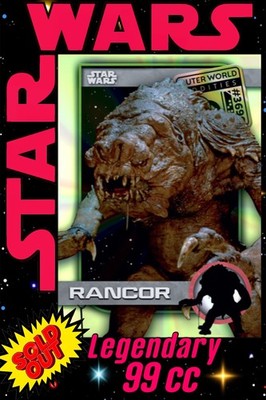 Star Wars Card Trader Chrome Reflector Rancor Underworld Oddities Legendary 99cc