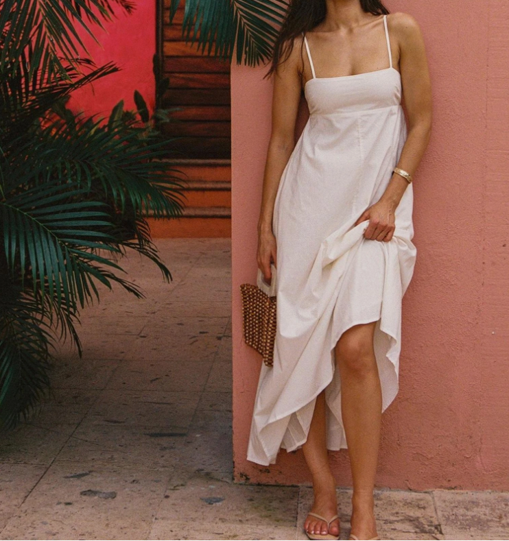 L*SPACE Raveena Maxi Dress cream size S New $165msrp