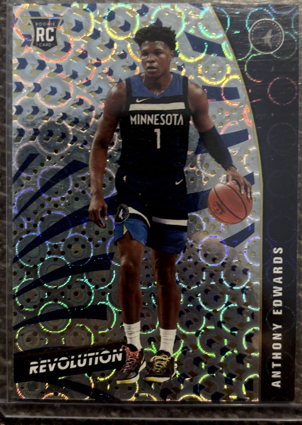 2020-21 Panini Revolution - Rookies Anthony Edwards #125 Groove (RC)