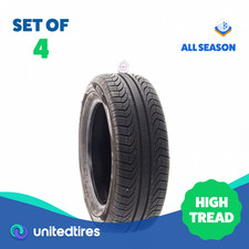 Set Of 4 Used 20555r16 Pirelli P4 Persist As Plus 91h - 1032 Set Of 4 Used 20555r16 Pirelli P4 Persist As Plus 91h - 1032