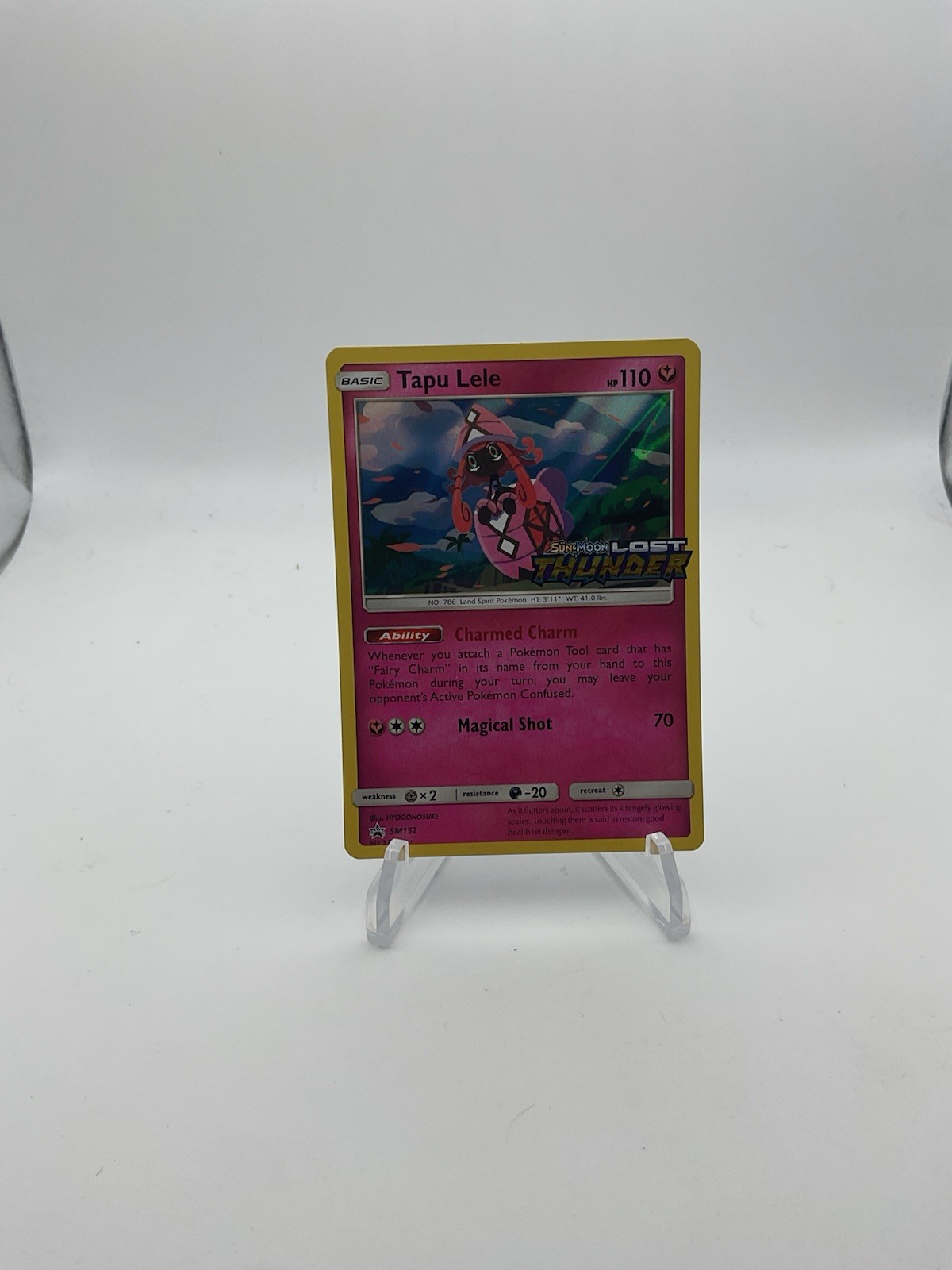 Tapu Lele SM152 Sun & Moon Black Star Promo Holo Stamped Pokemon Card