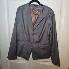 Gap Women's Grey 2 Button Blazer Size 4