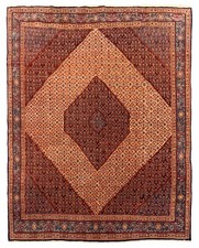 Amazing Hand Knotted Vintage Traditional Bijour Wool Area Rug 13 x 8 Ft