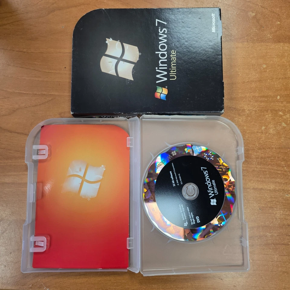 Microsoft  Windows 7 Ultimate 32  Bit DVD disc (FULL INSTALL)  Rare Retail DVD.. - Image 1 of 1