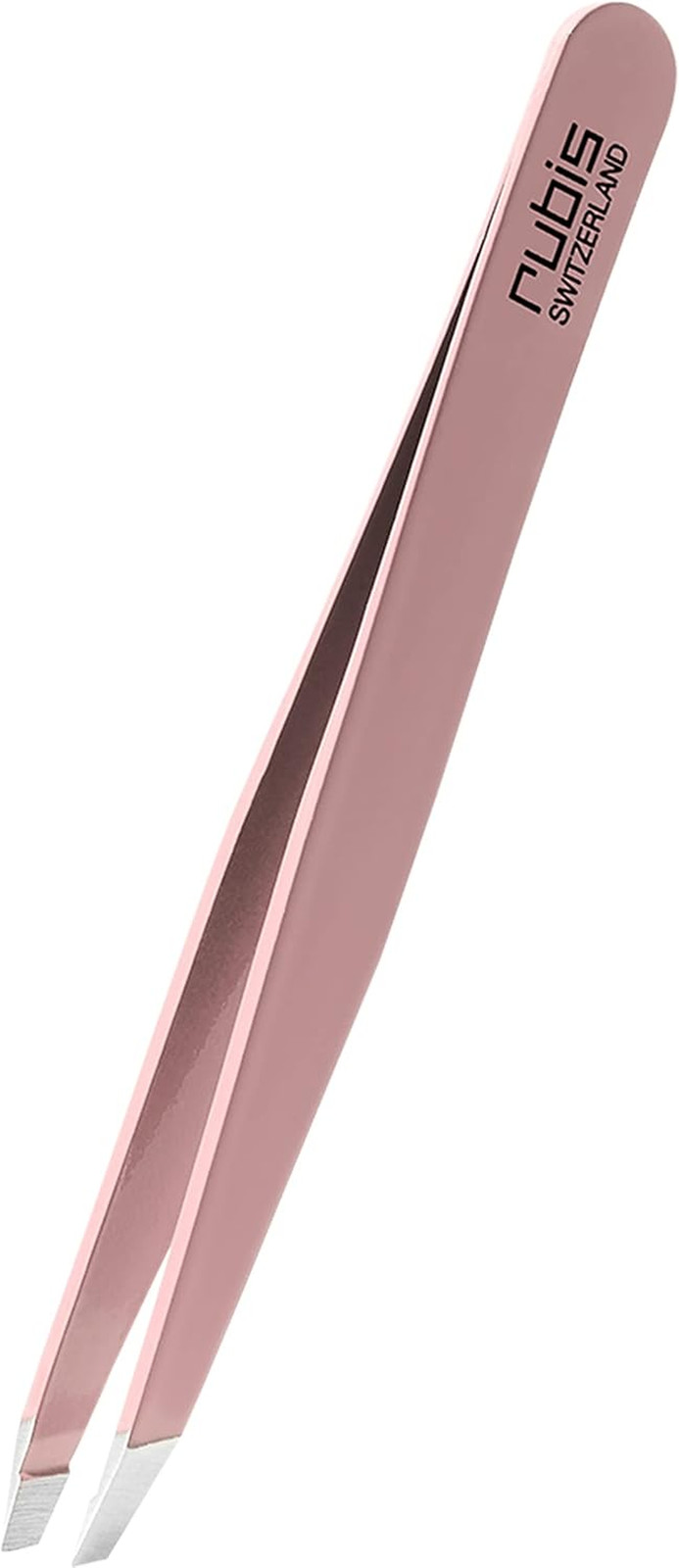 Pinzetta Sopracciglia Professionale Inox Rosa - Smetti di Spezzare i Peli!