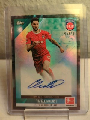 Tim Kleindienst Topps Bundesliga Stars of the Season FC Heidenheim Auto /49