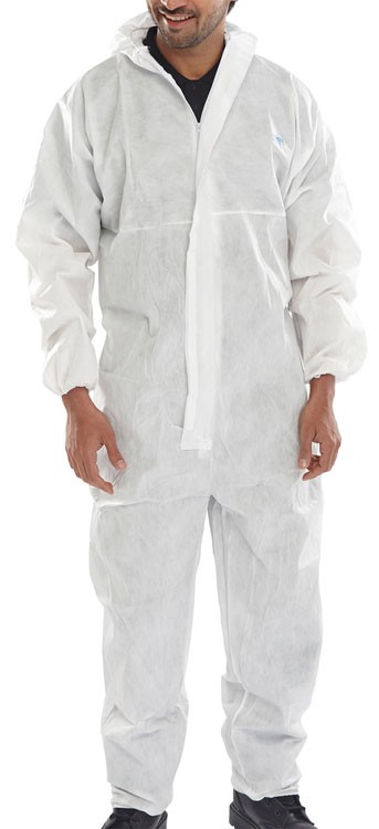 Beeswift Disposable Coverall Microporous Type 5/6 White Size 3XL