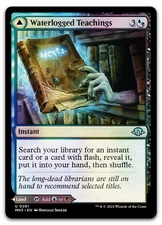 Waterlogged Teachings #261 (Foil) (NM) Modern Horizons 3 MH3 Magic MTG