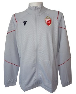 Macron Roter Stern Belgrad Travel Jacke Gr. XXL - 3XL, 58580833, silbergrau