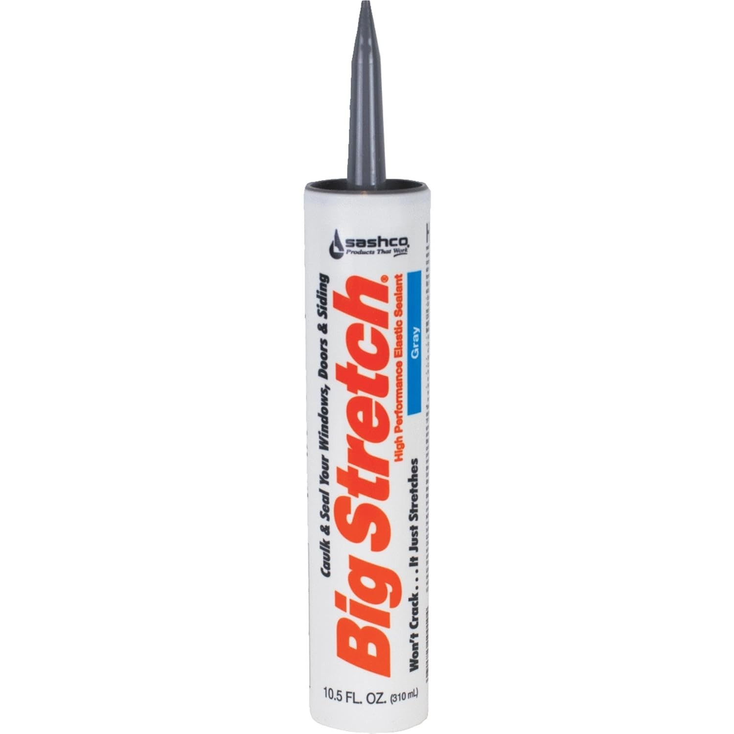 Caulk Seal Waterproof Sealant Flex Sealant Big Stretch Gray 10.5oz Pack of 2
