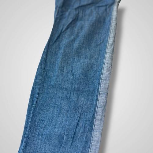 Tory Burch Chambray Allegra Ribbon Pants Womens Size 27 Blue Pockets Boho Cotton - Picture 8 of 9