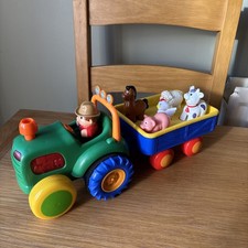 Kiddieland Farm Yard Musical Animal Sounds Tractor - Working