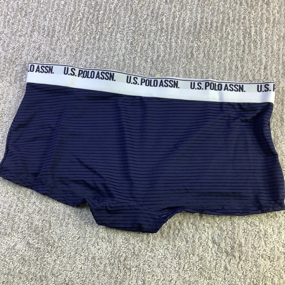 Polo Assn. dos EUA Shorts femininos meninos pacote com 5 roupas íntimas cores sortidas GG novo com etiquetas - Imagem 2 de 4
