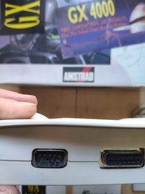 Amstrad GX 4000 Video Game Console Burnin' Rubber and original box and instructi