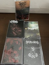 5 Tape Cassette Collection Death Black Metal Edenic Past Fumes/Thorn Split