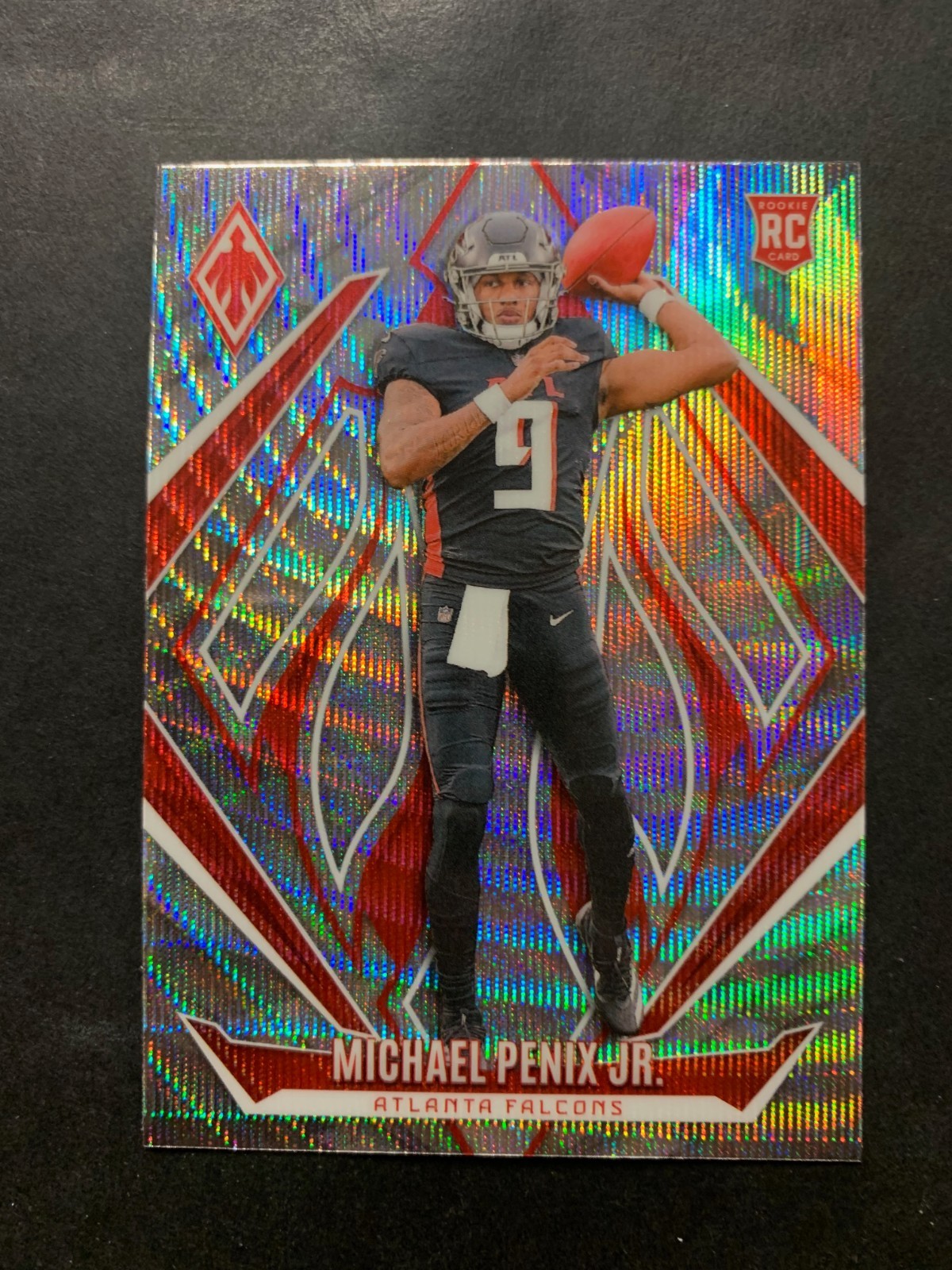 Michael Penix Jr. 2024 Panini Phoenix Wave Parallel #229 Rookie RC