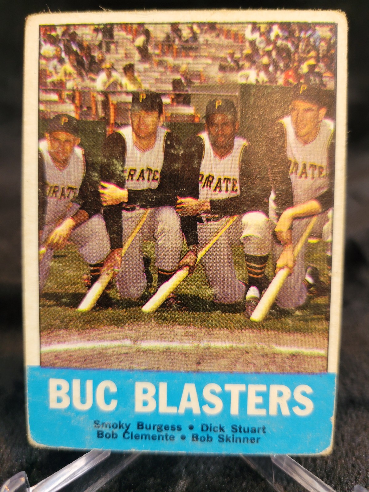 Buc Blasters #18 Baseball Cards 1963 Topps trading card — raw and PSA graded price guide