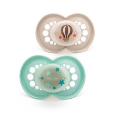 MAM Original Night Soothers  18-36 Months  2 Pack  Glow in The Dark Dummies 