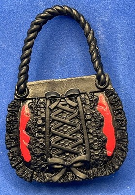Ever After High Cerise Hood Hat-Tastic Black & Red Purse FREE SHIPPING