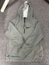 Nike Dri-FIT Boy  s Quarter-Zip Performance Hoodie Heather Gray Size XL