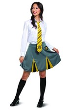 Hufflepuff Skirt - Official Harry Potter Costume for Women, Medium Size