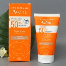 Avene Sun Cream Face and Neck Tinted Cream SPF50 50ml / 1.7oz EXP 11/2028