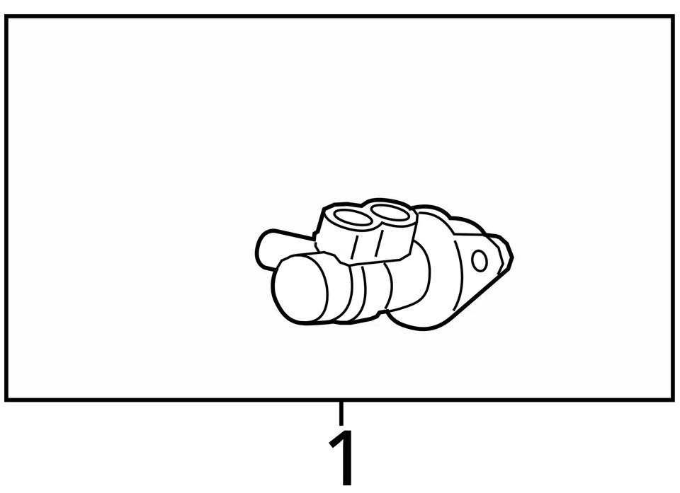Ford Escape 2019 cilindro maestro de freno fabricante de equipos originales 58 k millas - LKQ407043101 Foto 4 de 4
