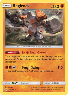 Regirock - 53/111 - Crimson Invasion
