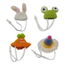 Hamster Hat Photo Prop with Adjustable Strap Cute Headgear Small Animals Hat for