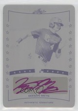 2014 Leaf Perfect Game Showcase Printing Plate Black 1/1 Keegan Meyn Auto 4f5