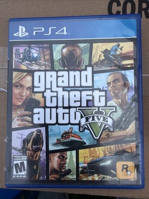 Grand Theft Auto V Sony Playstation 4 PS4 5 Complete Map CIBvideo Game Cars