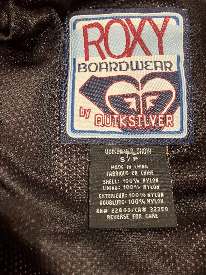 Chaqueta de snowboard vintage Roxy Quicksilver Y2K pequeña  Foto 3 de 4